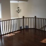 Railing example by finish carpenter in Alberta Canada